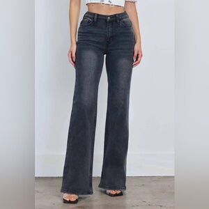 NEW! Vibrant M.i.U HIGH WAISTED WIDE LEG Jeans